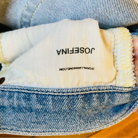 7 For All Mankind Luxe Vintage Josefina Boyfriend Jeans Cosmic Blue - Picture 9 of 9